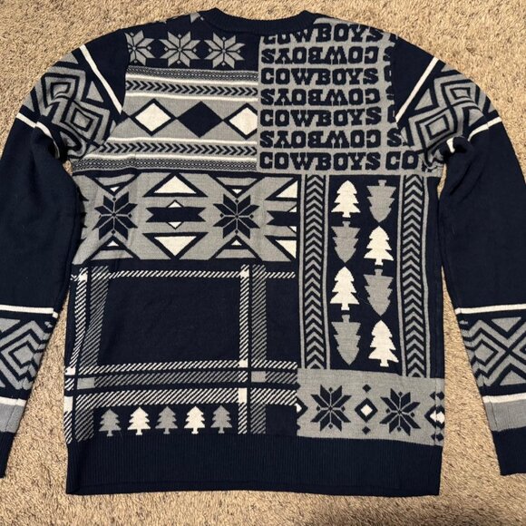 Official NFL Cowboys Christmas Sweater - Picture 2 of 3